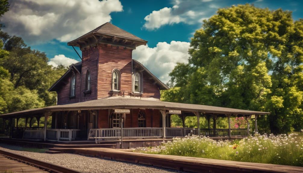 historic train station building