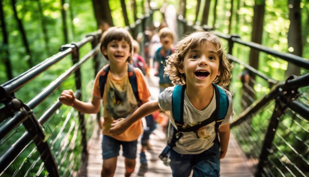 Why Kids Love Whiting Forest Canopy Walk